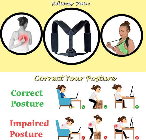 Back Brace Posture Corrector for Women and Men